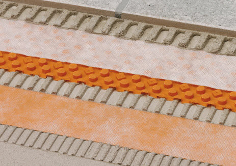 Abdichtungsbahn für Drainage - SCHLÜTER®-DITRA-DRAIN - Schluter-Systems - für Fußboden / Rollen / Polyethylen