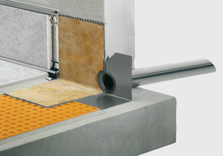 Stahl-Drainagerohr - SCHLÜTER®-KERDI-DRAIN-SP-E - Schluter-Systems - selbstbohrend