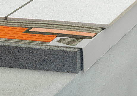 Kehlblech für Dachterrasse - SCHLÜTER®-BARA-RW - Schluter-Systems