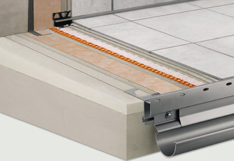 Metallprofil - SCHLÜTER®-BARA-RTKE/-RTKEG - Schluter-Systems - Ortgang