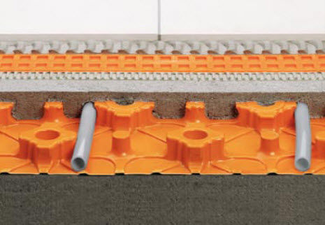 Thermo-akustische Isolierung - SCHLÜTER®-BEKOTEC-F - Schluter-Systems - Polystyrolschaum / Platten / für Fußbodenheizung