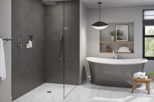 Edelstahl-Bodenablauf - KERDI-DRAIN - Schluter-Systems - Edelstahl / ABS / PVC