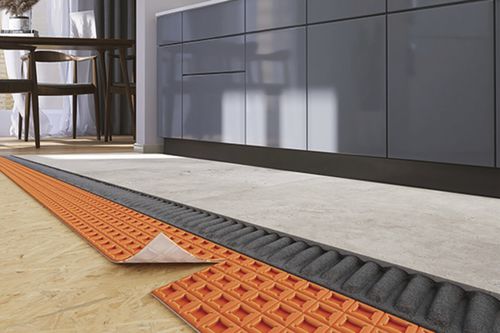Sicherheits-Abdichtungsbahn - DITRA-PS - Schluter-Systems - bodenstehend / Rollen / für Renovierung