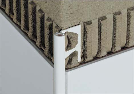 Aluminium-Abschlussprofil - SCHLÜTER®-RONDEC - Schluter-Systems - für Fliesen / Viertelrund