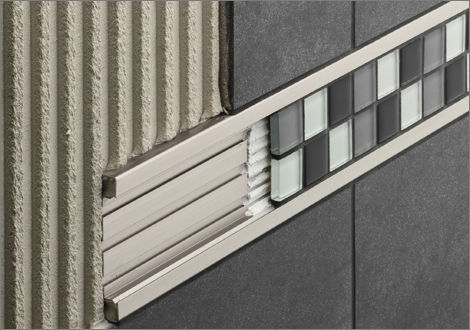 Aluminium-Trennprofil - Schlüter®-QUADEC-FS - Schluter-Systems - für Fliesen