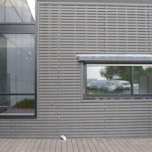 Ziegel-Fassadenverkleidung - XYLTECH® - SEDPA - Verbundwerkstoff / zum Einrasten / nachhaltig