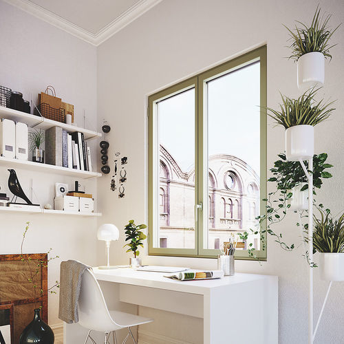 Aluminiumfenster - 5200TH - Sepalumic - PVC / Flügel / mit Doppelverglasung