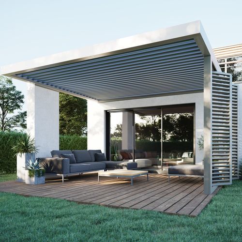 Bioklimatische Pergola - 7300 - Sepalumic - selbsttragend / angebaut / Aluminium