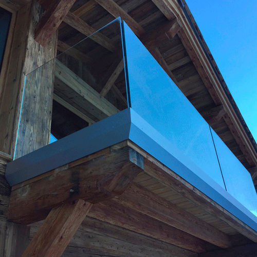 Aluminium-Geländer - SABCO 7013 - SADEV - Glasplatten / für Außenbereich / für Terrasse