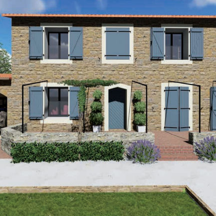 Einflügeliger Fensterladen - P30 - Sapa Building Systems - Lamellen / Lamellen / Aluminium