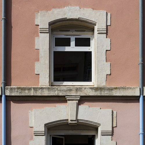 Aluminiumfenster - 50S - Sapa Building Systems - Schiebe / mit Doppelverglasung / zweiflügelig