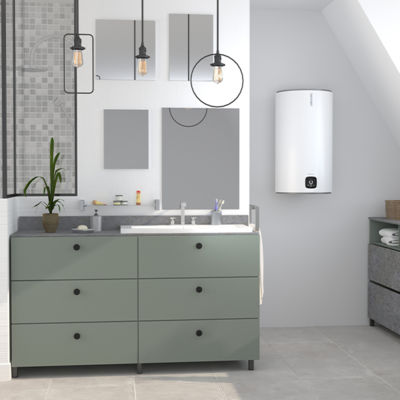 Elektrischer Warmwasserbereiter - GENIUS STEATITE - ATLANTIC - wandmontiert / vertikal / smart