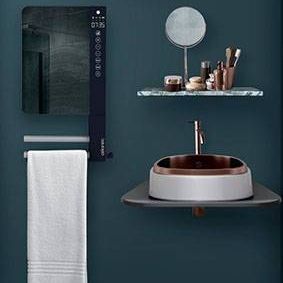 Elektrischer Badheizkörper - TELIA - ATLANTIC - 1800 w / modern / Metall