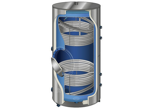 Bodenstehender Warmwasserspeicher - CORSUN 2 - ATLANTIC - vertikal / für professionellen Gebrauch / Wohnbereich