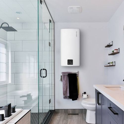Elektrischer Warmwasserbereiter - STEATITE CUBE - ATLANTIC - wandmontiert / vertikal / Klasse B