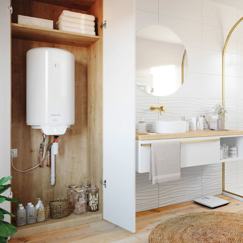 Elektrischer Warmwasserbereiter - O'PRO PLUS - ATLANTIC - wandmontiert / vertikal / für Privatgebrauch