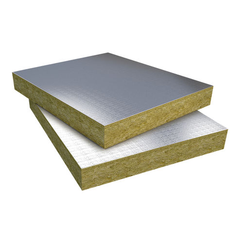Thermo-akustische Isolierung - DUODUCT SLAB - ROCKWOOL - Steinwolle / steife Platten / für HLK-Leitungen