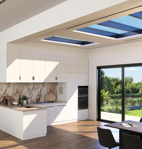 Oberlicht für Dachterrasse - MASTERLIGHT - Reynaers Aluminium - Dach / mit Doppelverglasung / mit Aufsatzkranz