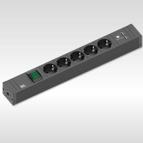 USB-Steckdose - CONNECT LINE - BACHMANN - Mehrfach / Schreibtisch / bodenstehend
