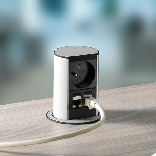USB-Steckdose - ELEVATOR - BACHMANN - IT / Mehrfach / Schreibtisch
