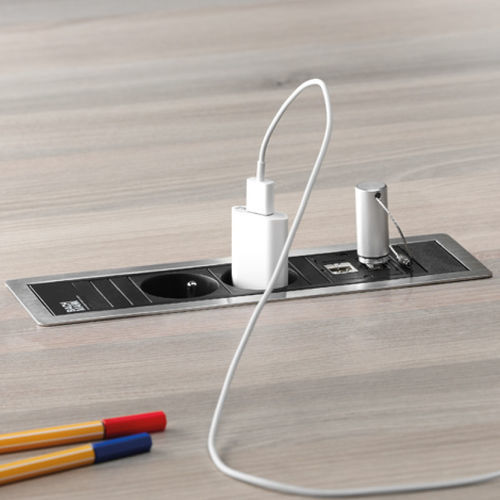 USB-Steckdose - POWER FRAME - BACHMANN - IT / Mehrfach / Tisch