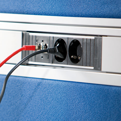 IT-Steckdose - STEP - BACHMANN - Mehrfach / wandmontiert / Schreibtisch
