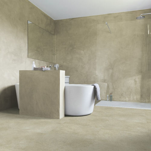 Vinyl-Bodenbelag - CEMENTO WARM  - QUICK-STEP - für den Innenraum / für Badezimmer / für Dienstleistungsbereich