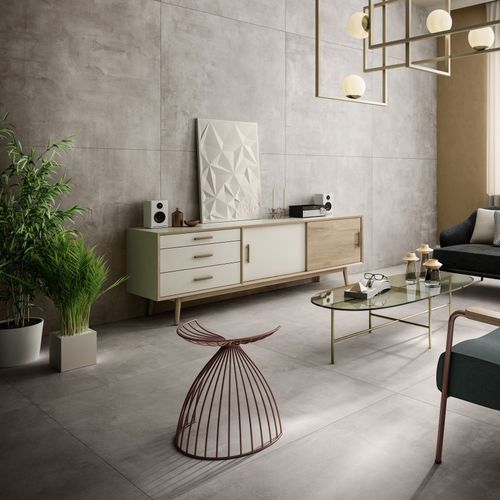 Porzellanfliesen - MAXIMUS BASIC CONCRETE XL - RAK Ceramics - matt / für den Innenraum / Wand
