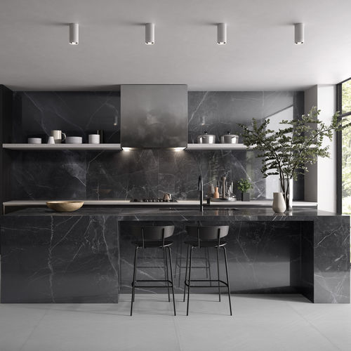 Porzellanfliesen - AMANI MARBLE - RAK Ceramics - Hochglanz / für den Innenraum / Wand