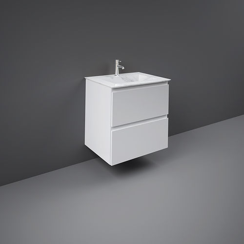 Halbeinbauwaschbecken - RAK-Precious - RAK Ceramics - Keramik / rechteckig / modern