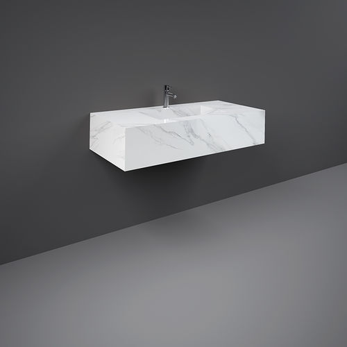 Wand-Waschbecken - RAK-Precious - RAK Ceramics - Keramik / rechteckig / modern