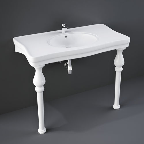 Konsole Waschbecken - RAK-Washington - RAK Ceramics - Keramik / rechteckig / modern