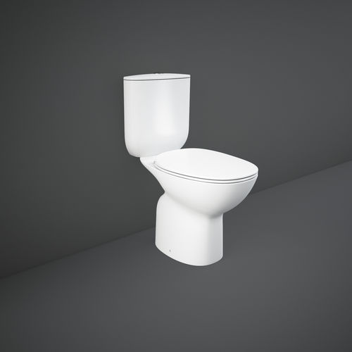 Monoblock-WC - Rak-Morning - RAK Ceramics - Keramik / spülrandlos / mit sichtbarem Spülkasten