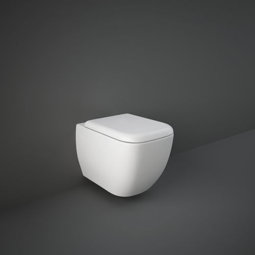 WC in Wandnähe - Rak-Metropolitan - RAK Ceramics - Keramik / mit eingebauter Spülung / modern