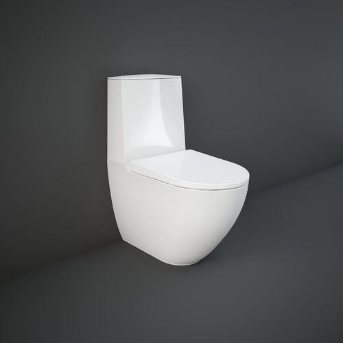Monoblock-WC - RAK-DES - RAK Ceramics - in Wandnähe / Keramik / für Gewerbegebrauch