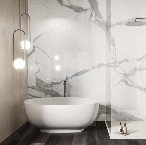 Porzellanfliesen - CALACATTA EXTRA - RAK Ceramics - Hochglanz / für den Innenraum / für Wohnzimmer