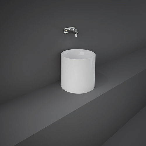 Aufsatzwaschbecken - RAK-PETIT - RAK Ceramics - Keramik / rund / ohne Öffnung