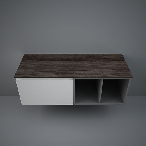Massivholz-Arbeitsplatte - RAK-PLANO - RAK Ceramics - grau / braun / sandfarben