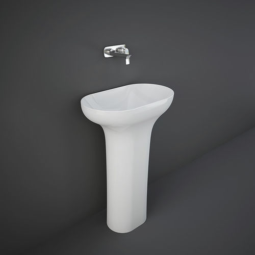 Bodenstehendes Waschbecken - RAK-DES - RAK Ceramics - Keramik / oval / ohne Öffnung