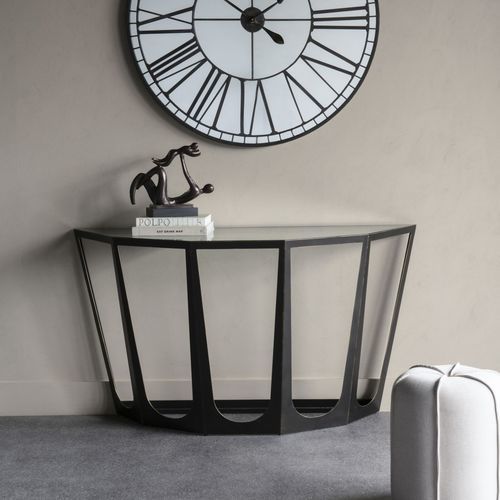 Moderner Beistelltisch - CATALAN - Marston & Langinger - Glas / Eisen / Bronze