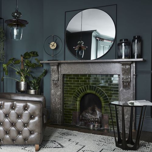 Beistelltisch / minimalistisches Design - CATALAN - Marston & Langinger - Glas / Eisen / Bronze