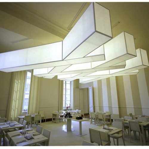 Moderne Deckenlampe - LIGHTED DROP® - PROCÉDÉS CHÉNEL INTERNATIONAL - rund / andere Formen / Papier