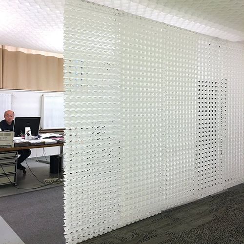 Festinstallierte Trennwand - AIRDROP® - PROCÉDÉS CHÉNEL INTERNATIONAL - Papier / für professionellen Einsatz / Büro