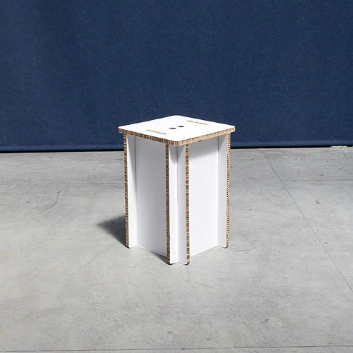 Design-Hocker - VANVES - PROCÉDÉS CHÉNEL INTERNATIONAL - Papier / Gestell aus Karton / individuell gestaltbar