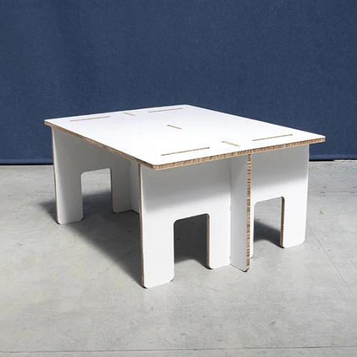 Design-Couchtisch - VANVES - PROCÉDÉS CHÉNEL INTERNATIONAL - Karton / Gestell aus Karton / rechteckig