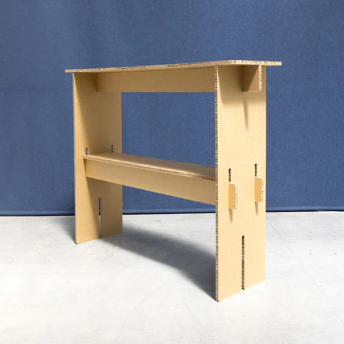 Design-Konsolentisch - VANVES - PROCÉDÉS CHÉNEL INTERNATIONAL - Karton / Gestell aus Karton / rechteckig