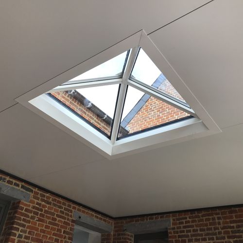 Oberlicht für Dach - WALLIS® TP - PROFILS SYTEMES - mit Aufsatzkranz / Glas / Metall