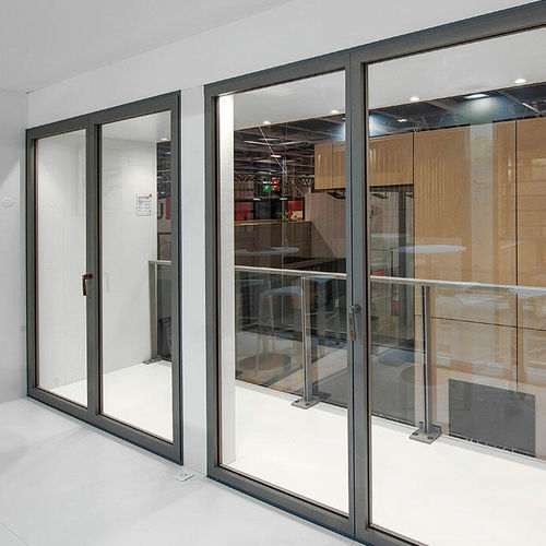 Aluminiumfenster - DZAO 113M - PROFILS SYTEMES - Flügel / zweiflügelig / grau