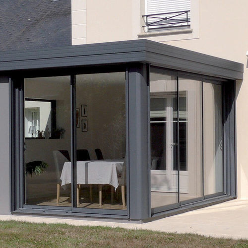 Metall-Veranda - WALLIS&ENERGY® - PROFILS SYTEMES - Glas