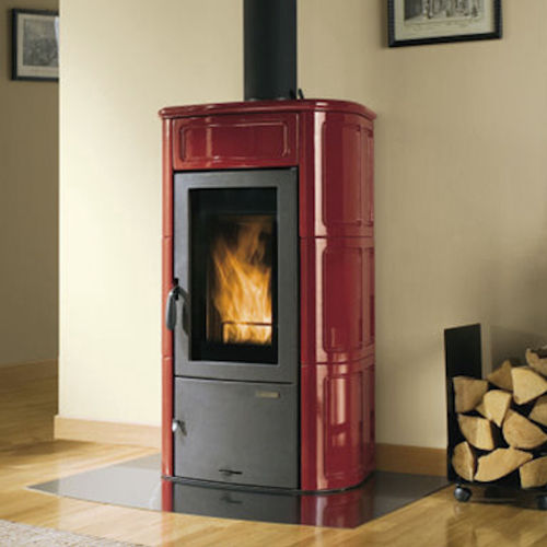 Holz-Kaminofen - ELISA - PALAZZETTI LELIO - 5 kW...10 kW / für Mehrfachbrenstoffe / bodenstehend